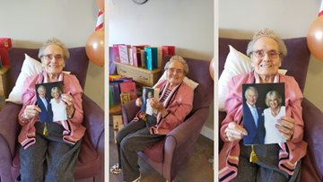 Jarrow care home Resident celebrates 100th birthday